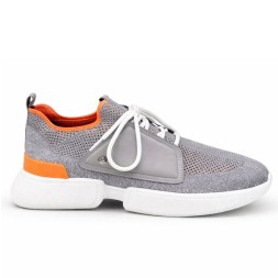 Hermes Casual Shoes For Men Grey