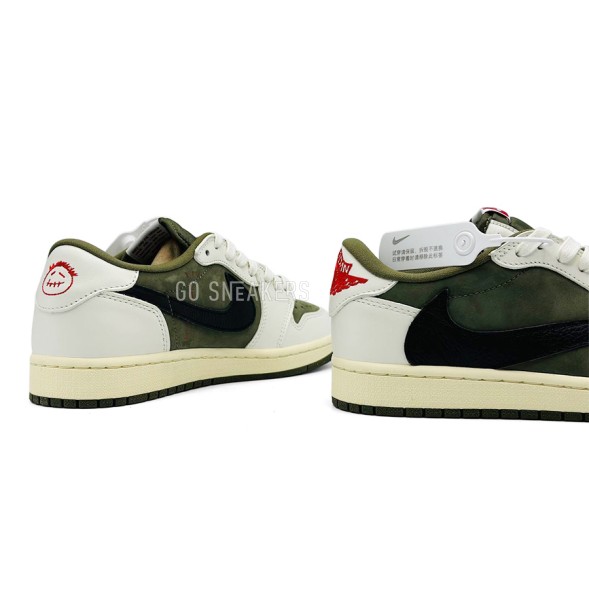 Унисекс кроссовки Travis Scott x Nike Air Jordan 1 Medium Olive Unisex