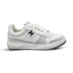 Chanel Sneakers White Grey