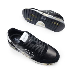 Premiata 483 Man Leather/Suede Black