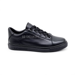 Balenciaga Leather Sneakers Full Black