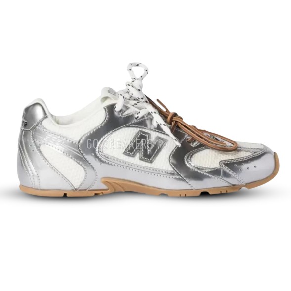 Женские кроссовки New Balance x Miu Miu 530 SL Silver Metallic