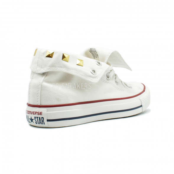 Женские кеды Converse All Star Chuck Taylor High Stadded White