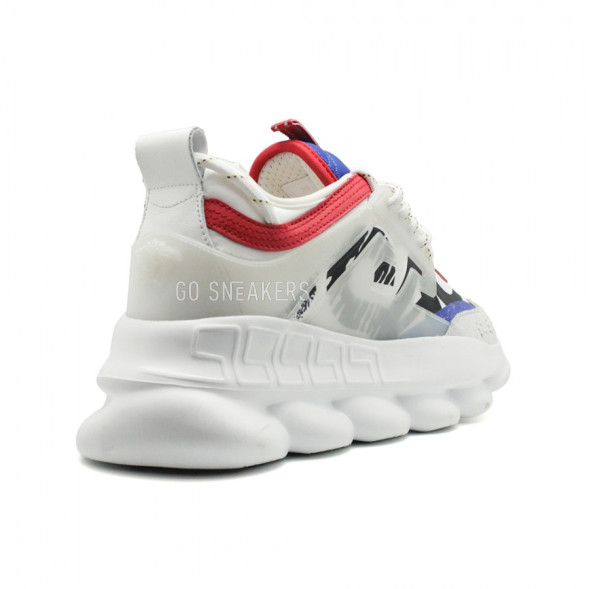 Женские кроссовки Versace Chain Reaction White Multicolor Print