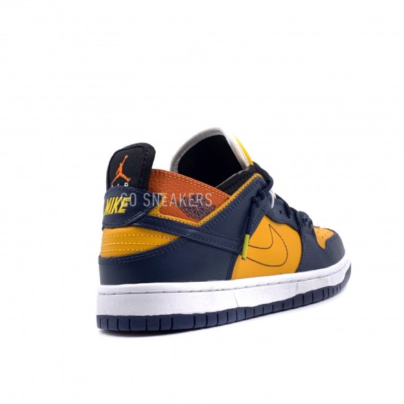 Мужские кроссовки Nike Dunk Low Navy&amp;amp;Yellow
