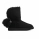Женские угги с помпоном Classic Charm Boot Black