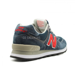 New Balance Женские 574 Navy Red 1