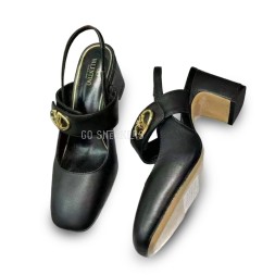 Valentino Leather Pumps Matt Black