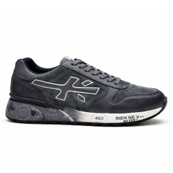 Premiata 483 Leather/Suede Grey Dark