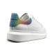Женские кроссовки Alexander McQueen Luxe Glitter Rainbow