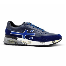 Premiata 483 Leather/Suede Black/Navy