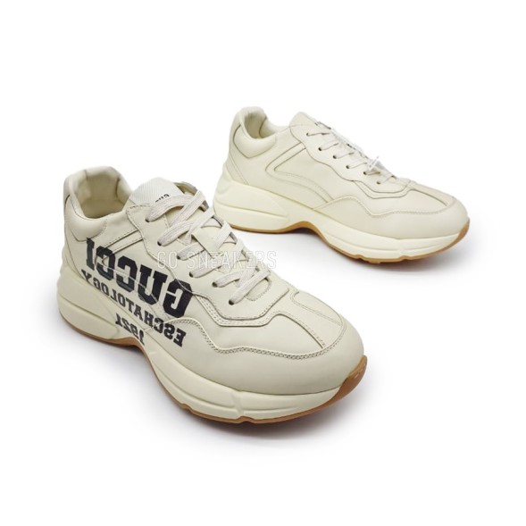 Женские кроссовки Gucci Rhyton "Eschatology" Sand