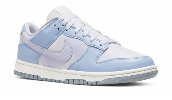 Женские кроссовки Nike Dunk Low Blue Airbush