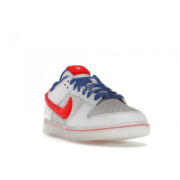 Унисекс кроссовки Nike Dunk Low Retro Prm Year Of The Rabbit White Crimson Varsity Royal
