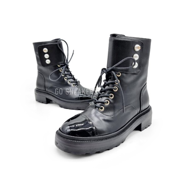Женские ботинки Chanel Boots Black