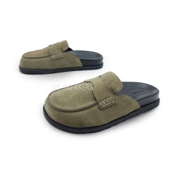 Hermes Sabo Suede Khaki