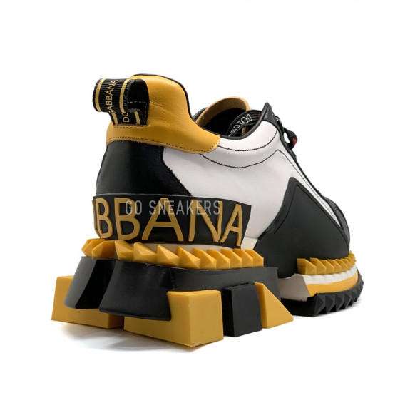 Женские кроссовки Dolce &amp;amp; Gabbana Super King Yellow