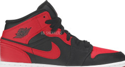 Женские кроссовки Nike Air Jordan 1 Mid GS 'Banned'