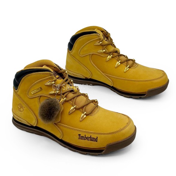 Зимние мужские кроссовки Timberland Euro Rock Hiker Winter Yellow