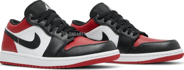 Унисекс кроссовки Nike Air Jordan 1 Low &amp;#039;Bred Toe&amp;#039;