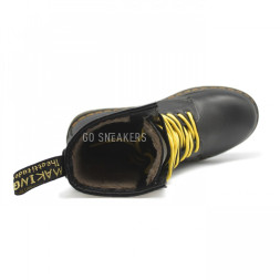 Женские ботинки с мехом Dr. Martens Black