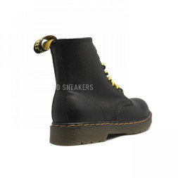 Женские ботинки с мехом Dr. Martens Black