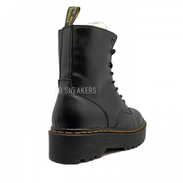 Женские ботинки с мехом Dr. Martens Jadon Black