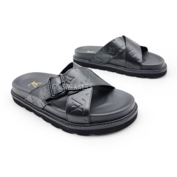 Louis Vuitton Flip-flops X Leather Black
