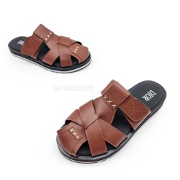 Dior Flip-flop Leather Chocolate