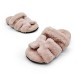 Женские сандалии Hermes Flip-flops Pink Wool 