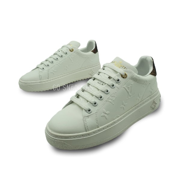 Женские кроссовки Louis Vuitton Time Out White