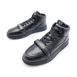 Armani Excahange Winter Leather Black