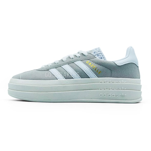 Унисекс кроссовки Adidas Gazelle Suede Platform Grey