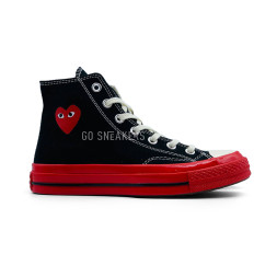 Converse X Comme Des Garcons Play Black
