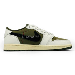 Travis Scott x Air Jordan 1 Low Olive Black Swoosh